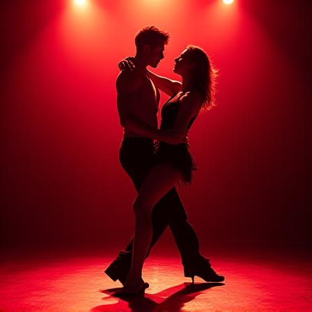 Professional dance demonstration